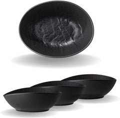 Wilmax Ovale Porzellanschalen, Set 3-teilig WL-661119/A3, 19 X 15 X 6 cm