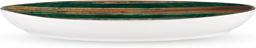 Wilmax Servierplatte 33x24,5 cm Grün Porzellan WL-668542/A