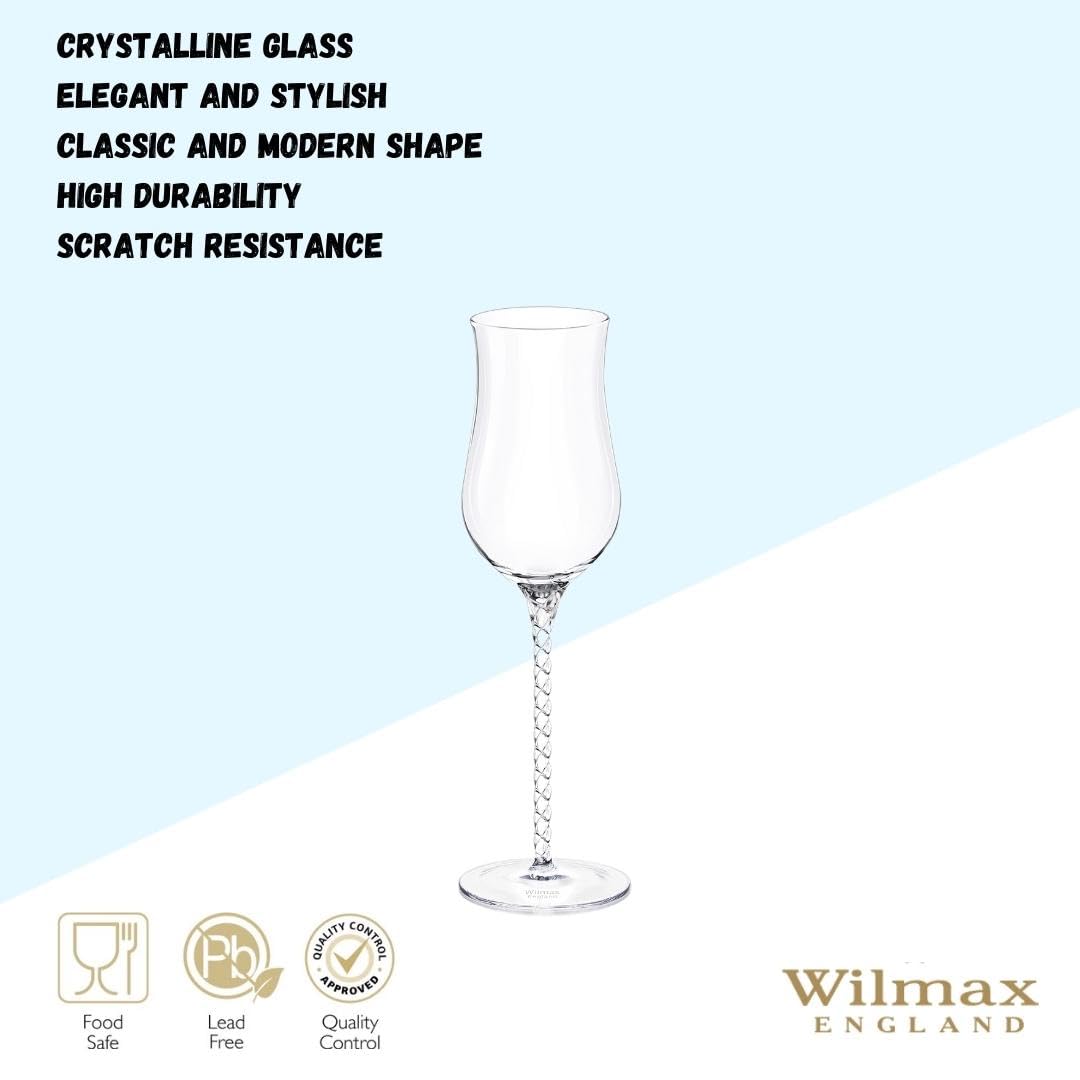 Wilmax WL-888110/2C Sherry-Glas, 130mL Kapazität, 2 Stück