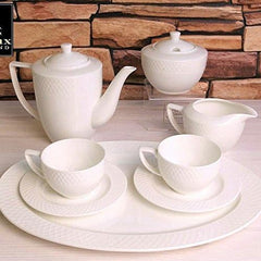 Wilmax Ovaler Servierteller 35 x 25 cm Porzellan WL-880103/A