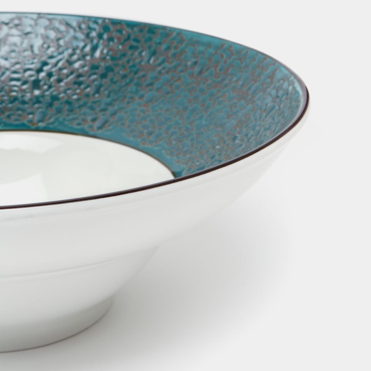 Wilmax Tiefer Teller 22,5 cm 1100 ml Grün aus Porzellan