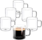 Wilmax Glasbecher 250 ml Borosilikatglas 6er Set WL-888605/A6