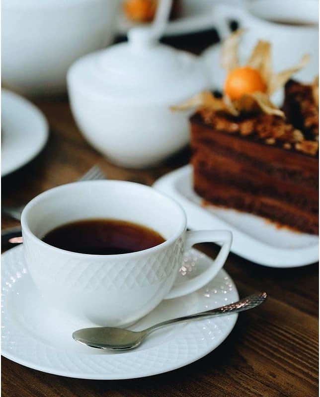 Wilmax Coffee Cup and Saucer, 90 ml, Julia Collection, WL-880107/AB