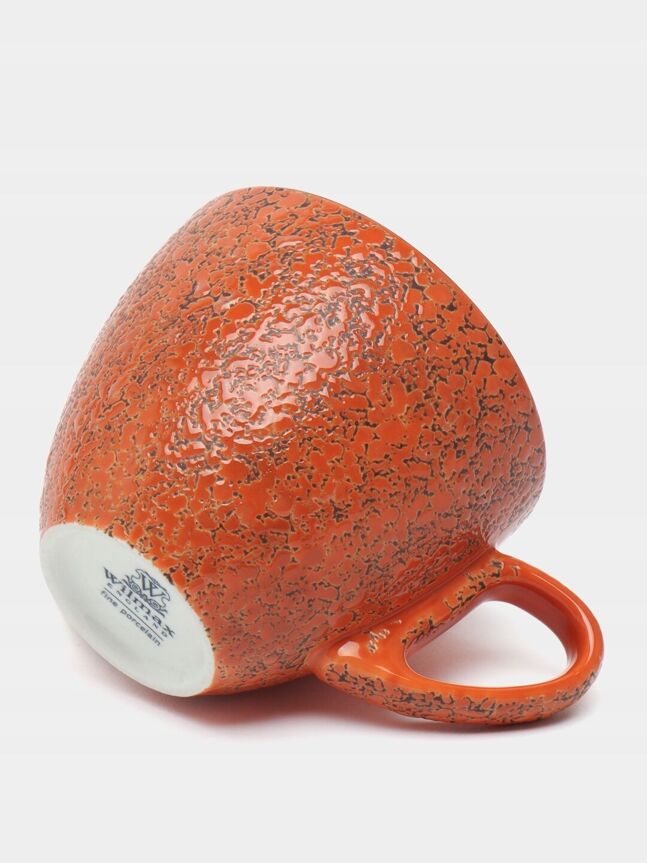 Wilmax Tasse 75 ml Orange aus Porzellan