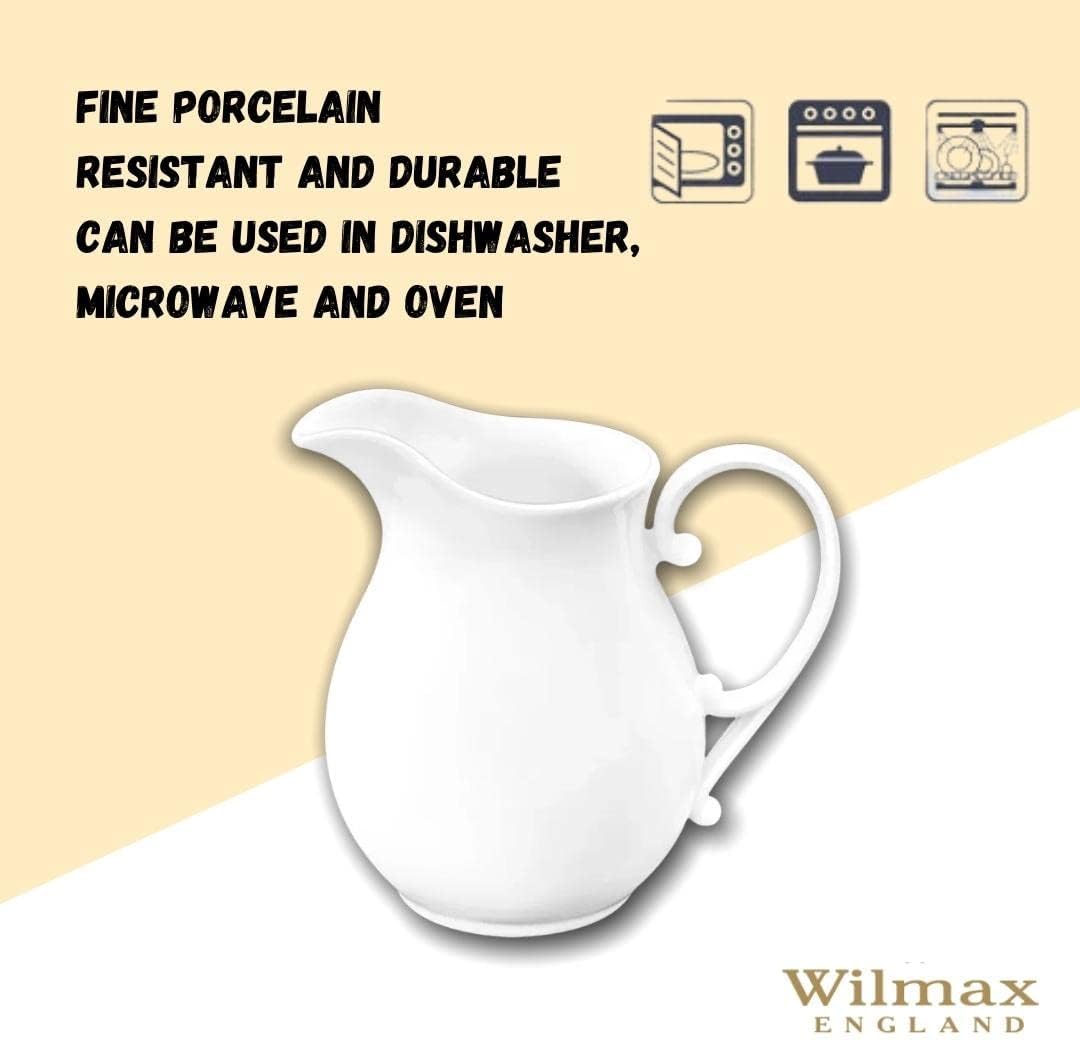 Wilmax WL-995037/1C Porzellan Krug, Weiss, 1600mL Kapazität