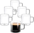 Wilmax Glastasse 200 ml Borosilikatglas 6er Set WL-888604/A6