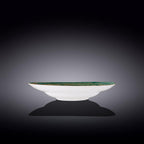 Wilmax Tiefer Teller 25,5 cm 350 ml Grün aus Porzellan