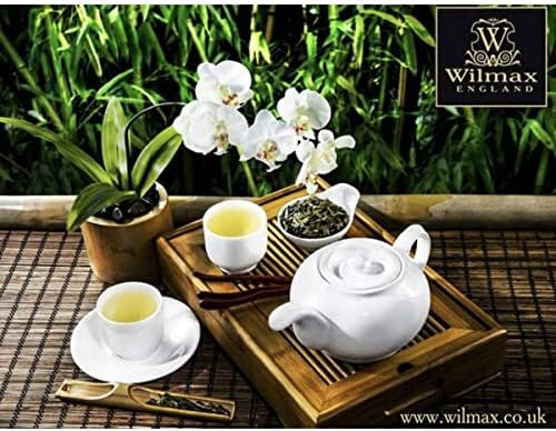 Wilmax Schale 190 ml aus Porzellan, 12,5 cm, organische Form WL-992364/A