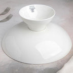 Wilmax Obstschale 24 x 11.5 cm Porzellan Weiß WL-996126/1C