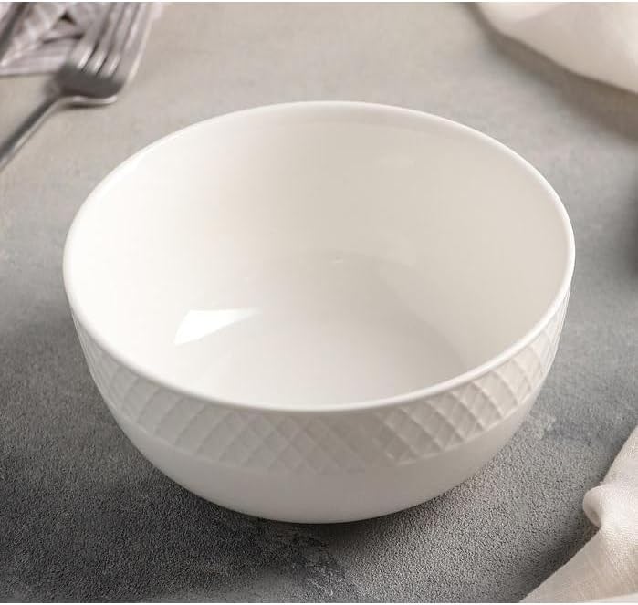 Wilmax Schale 930 ml 16 cm Weiß Porzellan WL-880101368/A