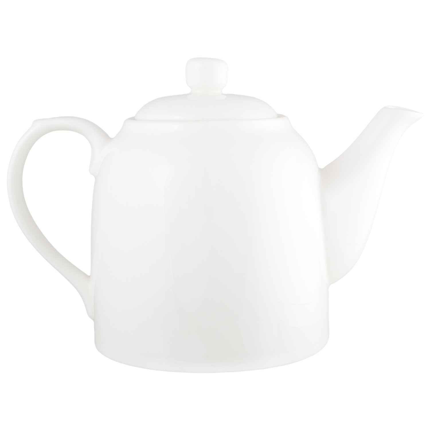 Wilmax WL-994007/1C Porzellan Teekanne, Weiss, 900mL Kapazität