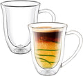 Wilmax Doppelwandige Tasse 300 ml Borosilikatglas 2er Set WL-888726/A2