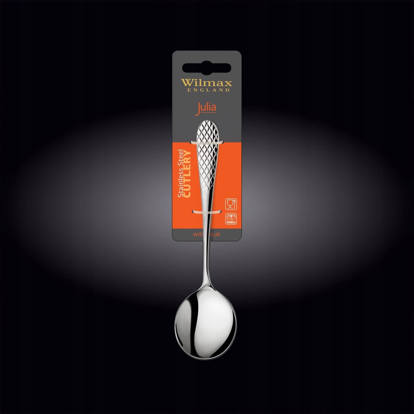 Wilmax Suppenlöffel 18 cm Edelstahl 2er Set WL-999220/2B