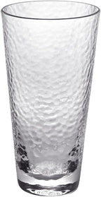 Wilmax Getränkeset 7-teilig mit Krug 2100 ml mit Edelstahldeckel und Filter und 6 gehämmerte Gläser 320 ml