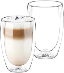 Wilmax 2er Set Doppelwandige Gläser 500 ml hitzebeständig WL-888735/A2