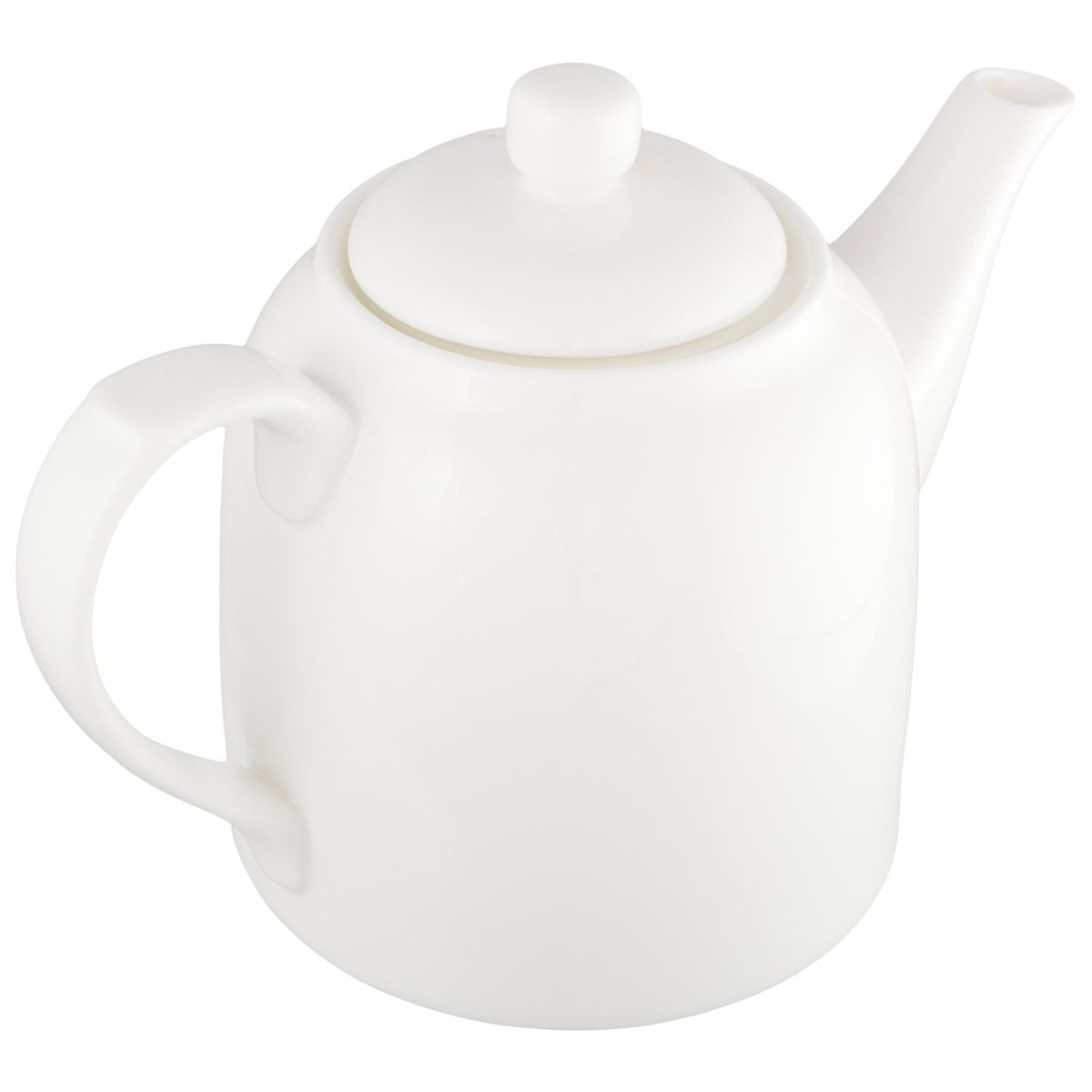 Wilmax WL-994007/1C Porzellan Teekanne, Weiss, 900mL Kapazität