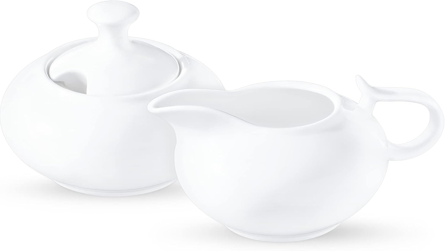 SUGAR BOWL & CREAMER SET IN COLOUR BOX