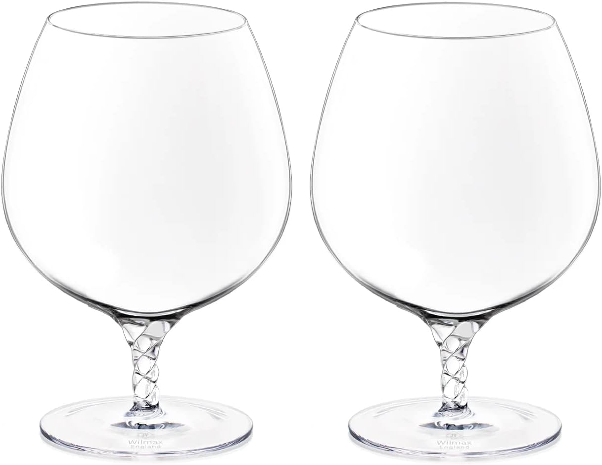 Wilmax Cognacglas 550 ml Crystalline-Serie Transparent 2er Set WL-888108/2C