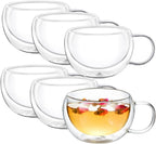 Wilmax Doppelwandige Glastasse 250 ml 6er Set WL-888768/A6