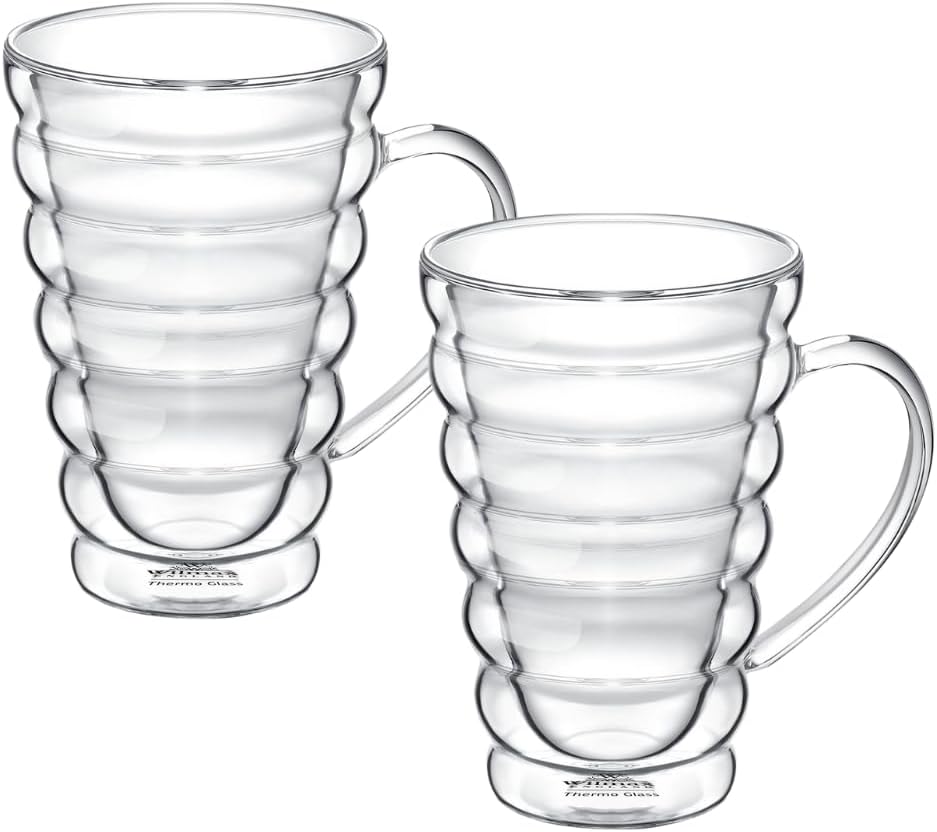 Wilmax Doppelwandglas Becher 250 ml 2er Set WL-888423/A2