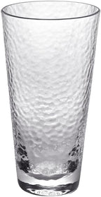 Wilmax Gehämmertes Glas 320 ml 6er-Set Transparent aus Borosilikatglas