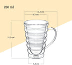 Wilmax Doppelwandglas Becher 250 ml 6er Set WL-888423/A6
