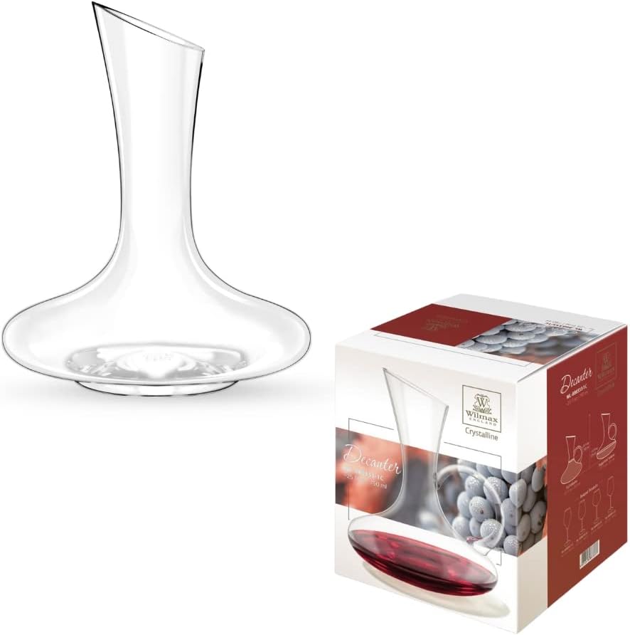Wilmax Weinkaraffe 750 ml Kristallglas Transparent WL-888333/1C