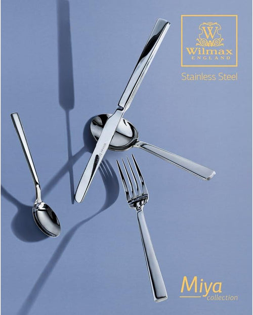 Wilmax Dessertmesser 21 cm Silber aus Edelstahl
