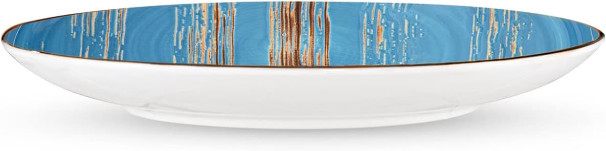Wilmax Dessertteller Set 6-teilig, 18 cm, blau, ColorBoom Kollektion WL-668611/A6