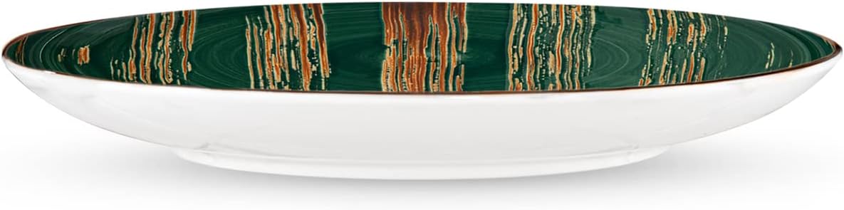 Wilmax Teller 18 cm Grün Porzellan 6er Set WL-668511/A6