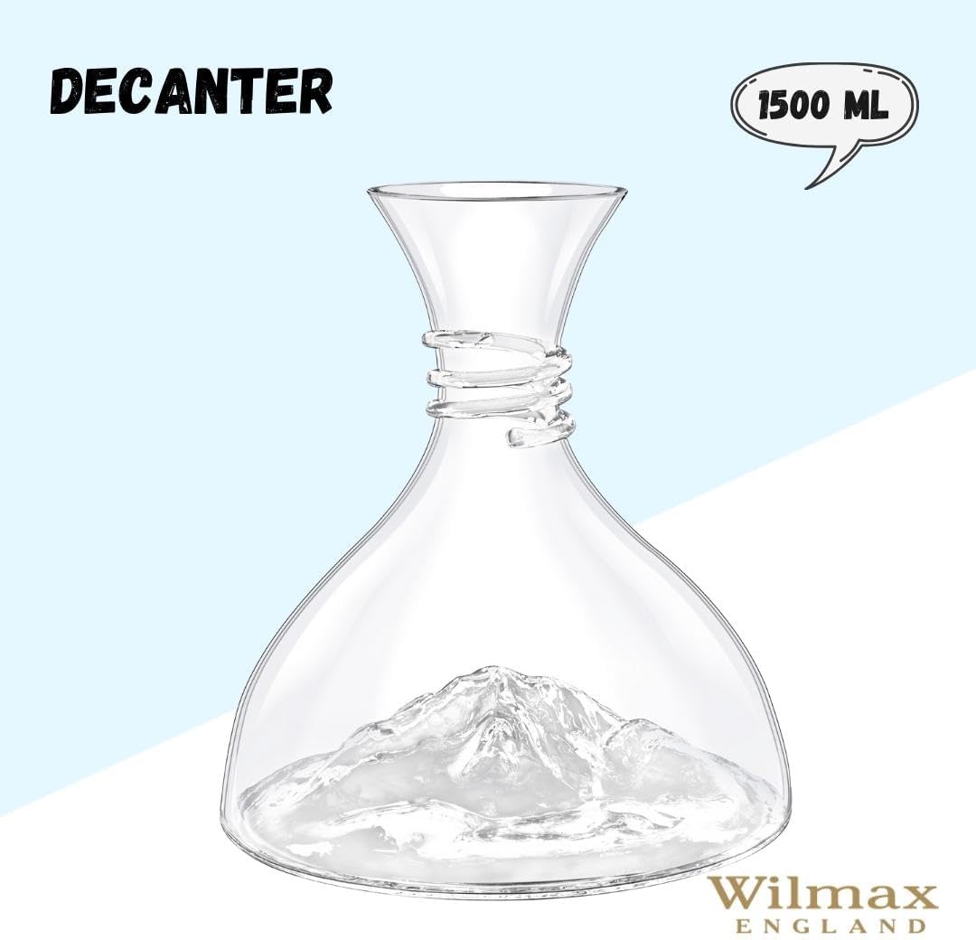 Wilmax Dekanter 1500 ml Kristallglas Transparent WL-888368/1C