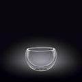 Wilmax Doppelwandige Glasschale 80 ml Transparent WL-888751/A