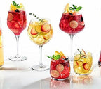 Wilmax Cognacglas 410 ml Kristallglas Transparent 6er Set WL-888025/6A