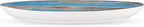 Wilmax Servierplatte 33x24,5 cm Blau Porzellan WL-668642/A