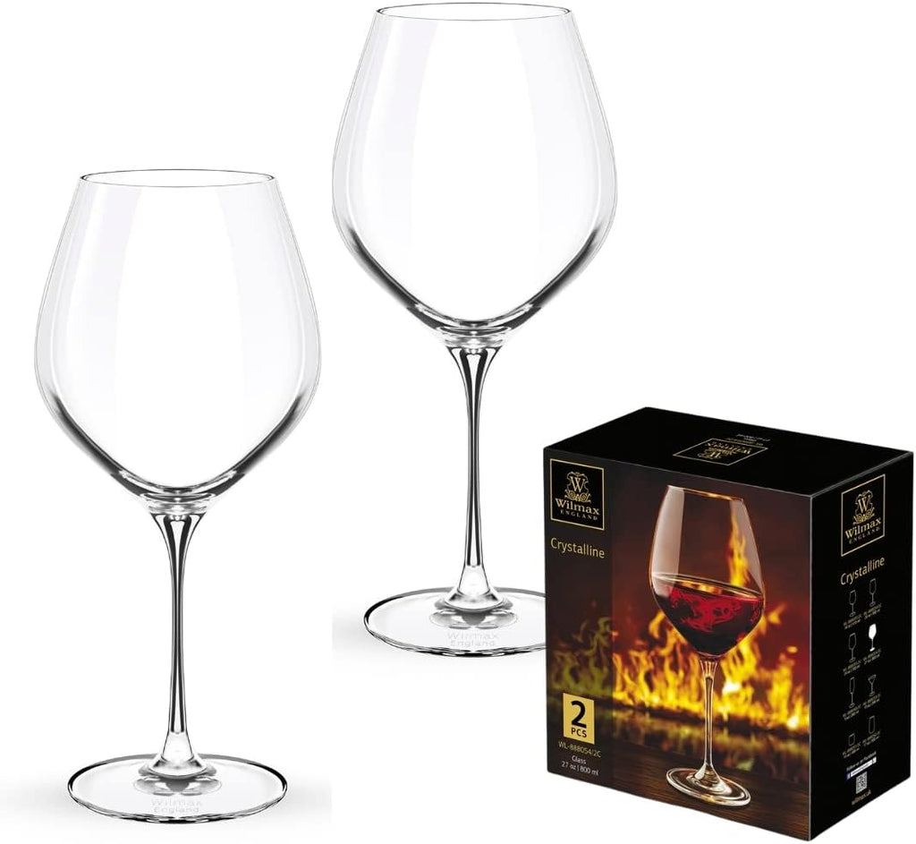 Wilmax Chardonnay Weinglas 800 ml 2er-Set Transparent aus Wilmax Crystalline-Serie