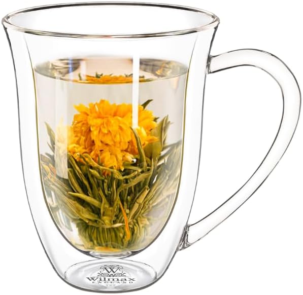 Wilmax Doppelwandige Tasse 250 ml Transparent aus Glas