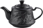 Wilmax Teekanne SlateStone Schwarz 1100 ml Porzellan WL-661159/A