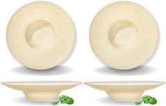 Wilmax Tiefe Teller, 2er Set, 27 cm Sandstein Design WL-661316/A2