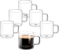 Wilmax Glastasse 100 ml Borosilikatglas 6er Set WL-888602/A6
