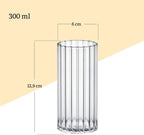 Wilmax Geriffeltes Glas 300 ml 6er Set WL-888625/A6