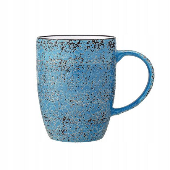 Wilmax Becher 460 ml Blau aus Porzellan