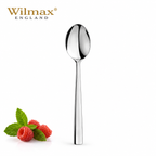 Wilmax Kaffeelöffel 12,5 cm Silber aus Edelstahl