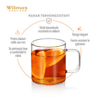Wilmax Glastasse 500 ml Borosilikatglas Transparent WL-888608/A