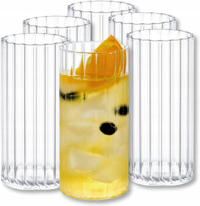 Wilmax Glas 350 ml 6er-Set Transparent aus Borosilikatglas