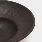 Wilmax Tiefer Teller 22,5 cm 1100 ml 2er-Set Schwarz aus Porzellan