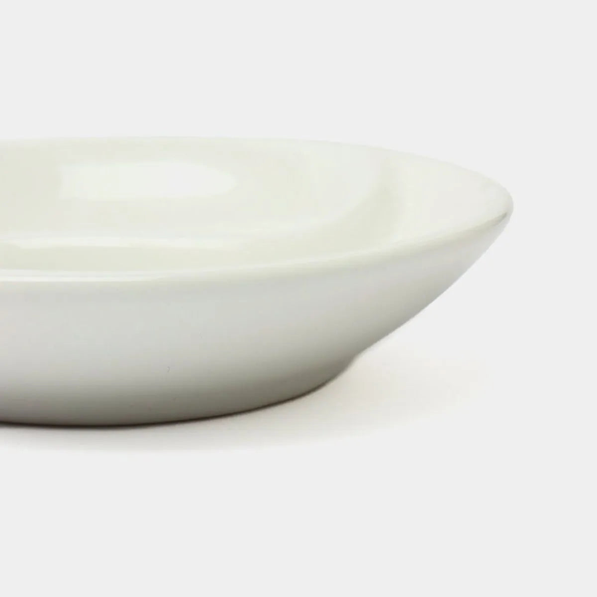 Wilmax Sojaschale mit Unterteilung 9 cm Weiß aus Porzellan