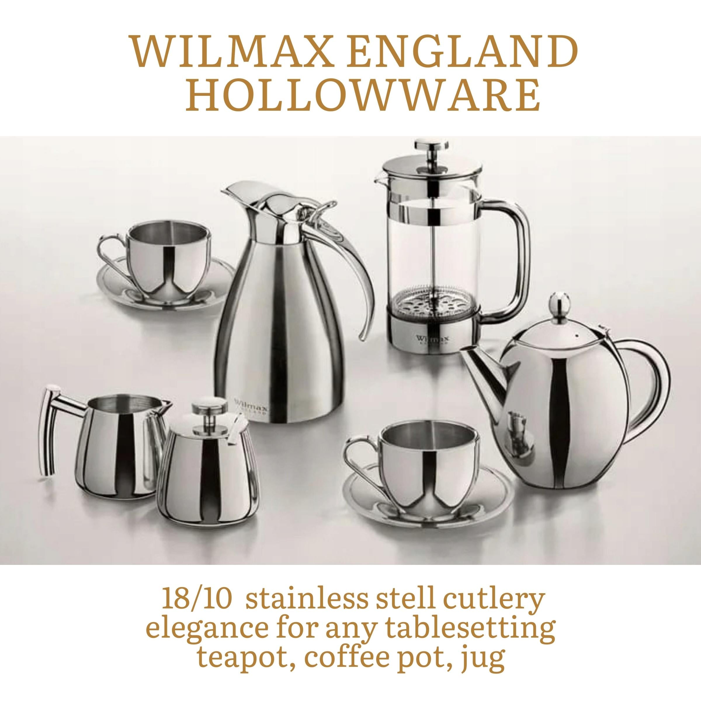 Wilmax French Press 1000 ml Edelstahl WL-551008/1C