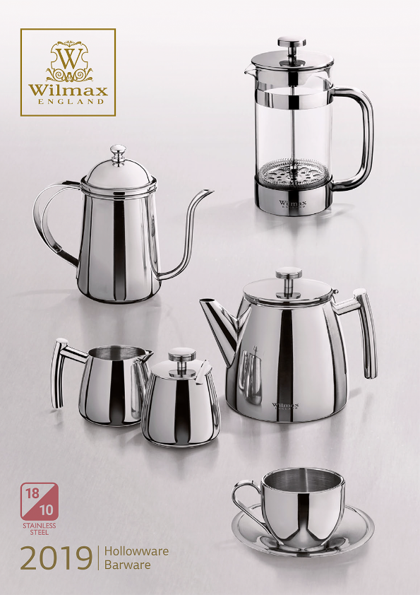 Wilmax Schwanenhalskessel 600 ml Silber aus Edelstahl