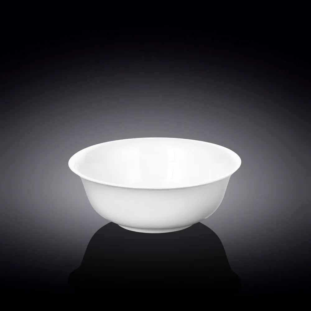 Wilmax Schale 700 ml 15 cm Weiß aus Porzellan