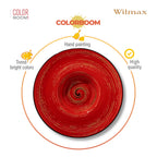 Wilmax Tiefer Teller Ø 24 cm 200 ml Rot aus Porzellan